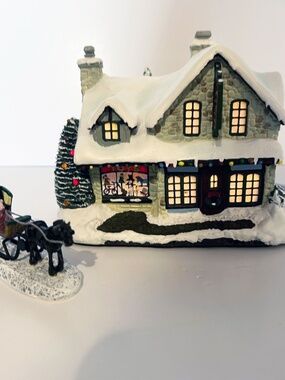 Thomas Kinkade Hawthorne Village Christmas Toy Shop